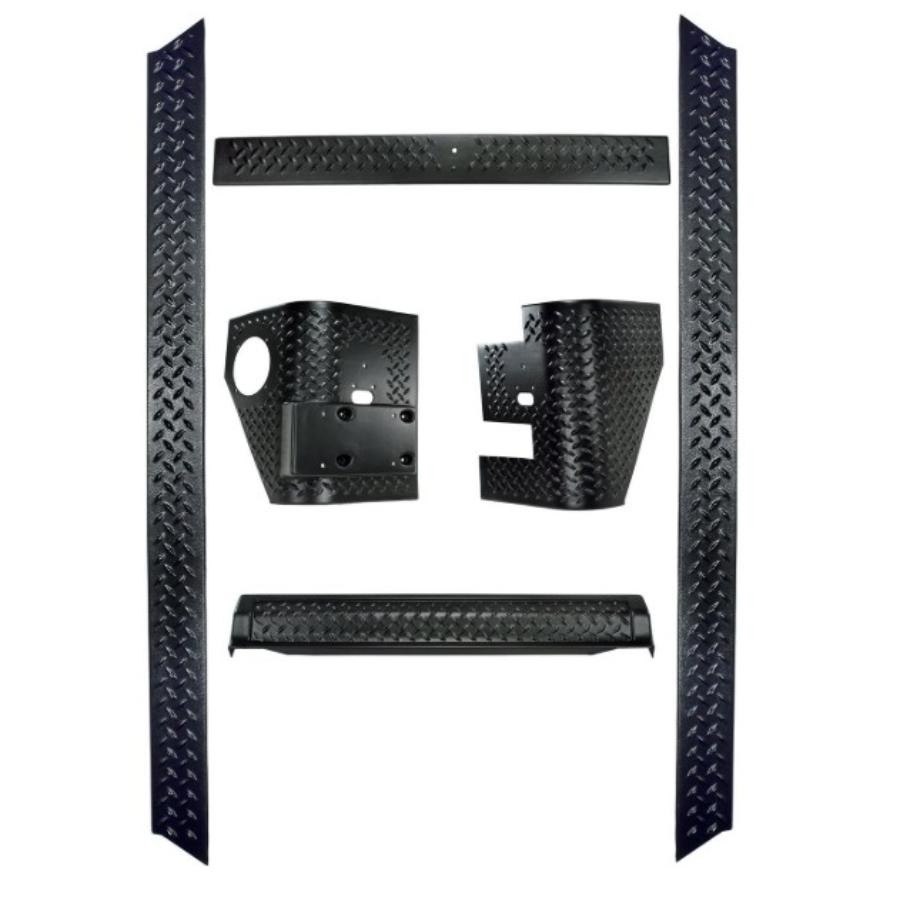 Rugged Ridge 11650.51 Body Armor Kit, fits 97-06 Jeep Wrangler TJ