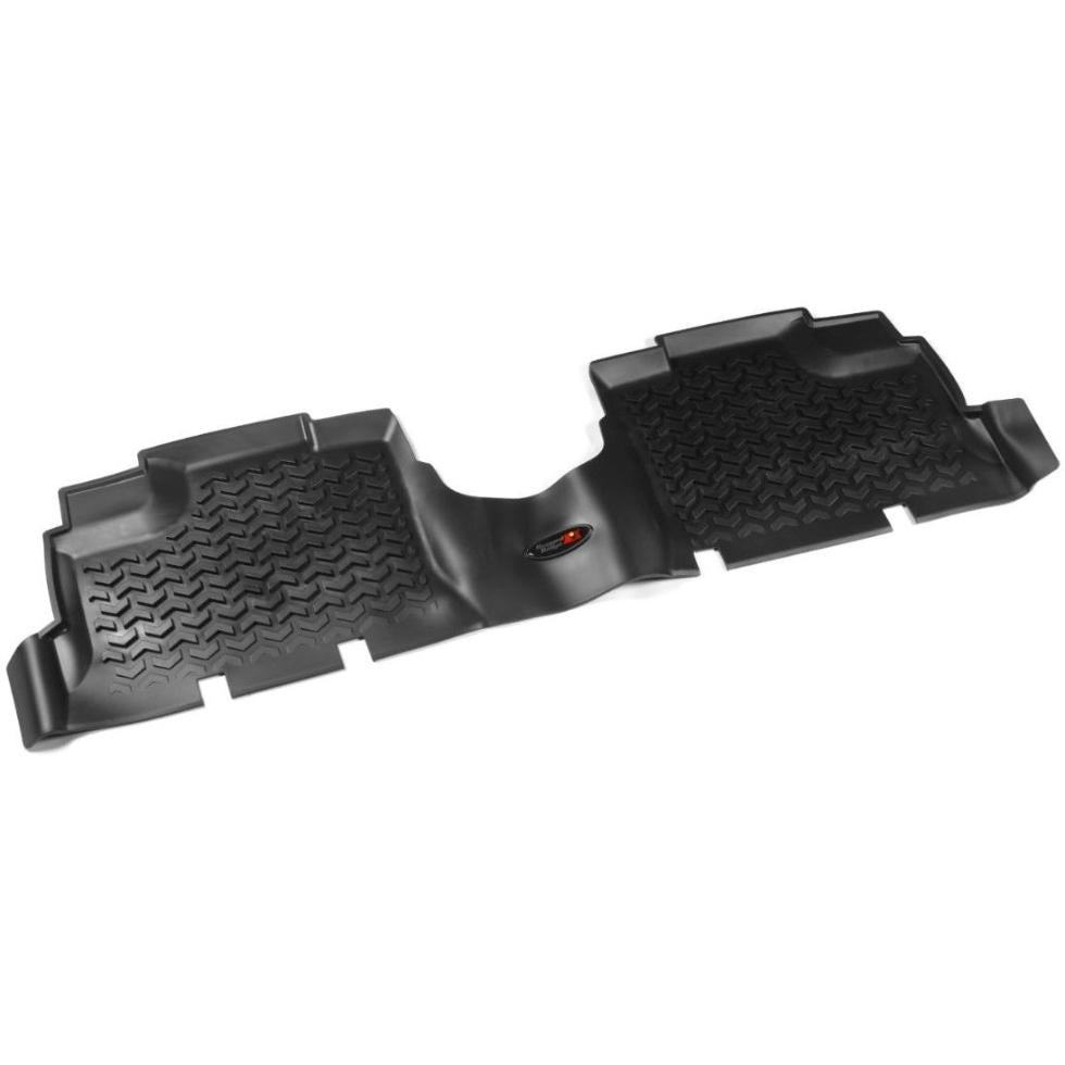 Rugged Ridge 12950.01 Floor Liner, Rear, Black, fits 07-18 Jeep Wrangler Unlimited JK