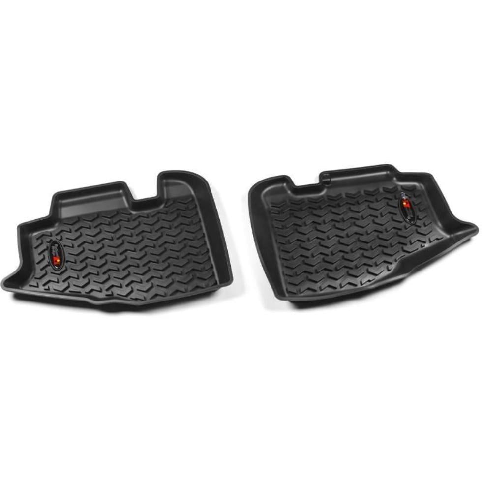 Rugged Ridge 12950.10 Floor Liner Rear Black, fits 97-06 Jeep Wrangler TJ & LJ