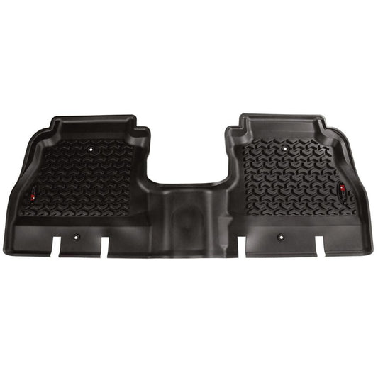 Rugged Ridge 12950.48 Floor Liner, Rear, Black,  fits 18-25 Jeep Wrangler JL, 4-Door