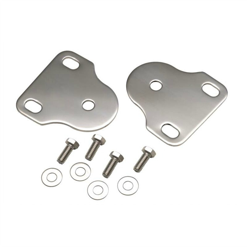 Kentrol 30408 Stainless Steel Interior Windshield Bracket Set fits 1976-1995 Jeep CJ & Wrangler YJ