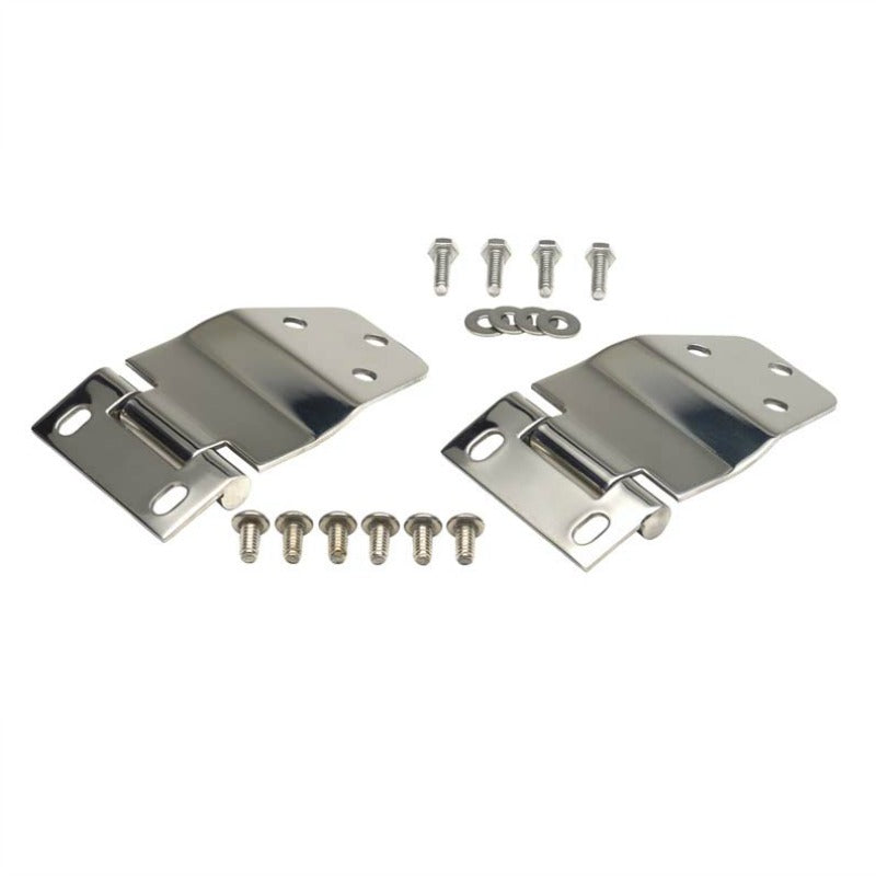 Kentrol 30421 Stainless Steel Liftgate Hinge Set fits 1977-1986 Jeep CJ7