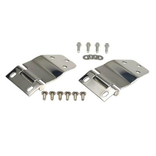 Kentrol 30421 Stainless Steel Liftgate Hinge Set fits 1977-1986 Jeep CJ7
