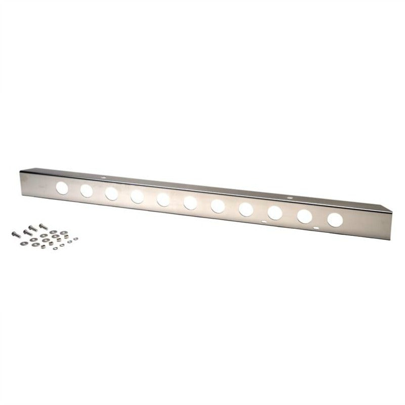 Kentrol 30429 Stainless Steel 54" Front Bumper with holes fits 1945-1986 Jeep CJ Models