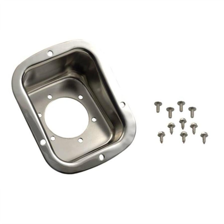 Kentrol 30468 Stainless Steel Gas Filler Neck fits 1978-1995 Jeep CJ & Wrangler YJ
