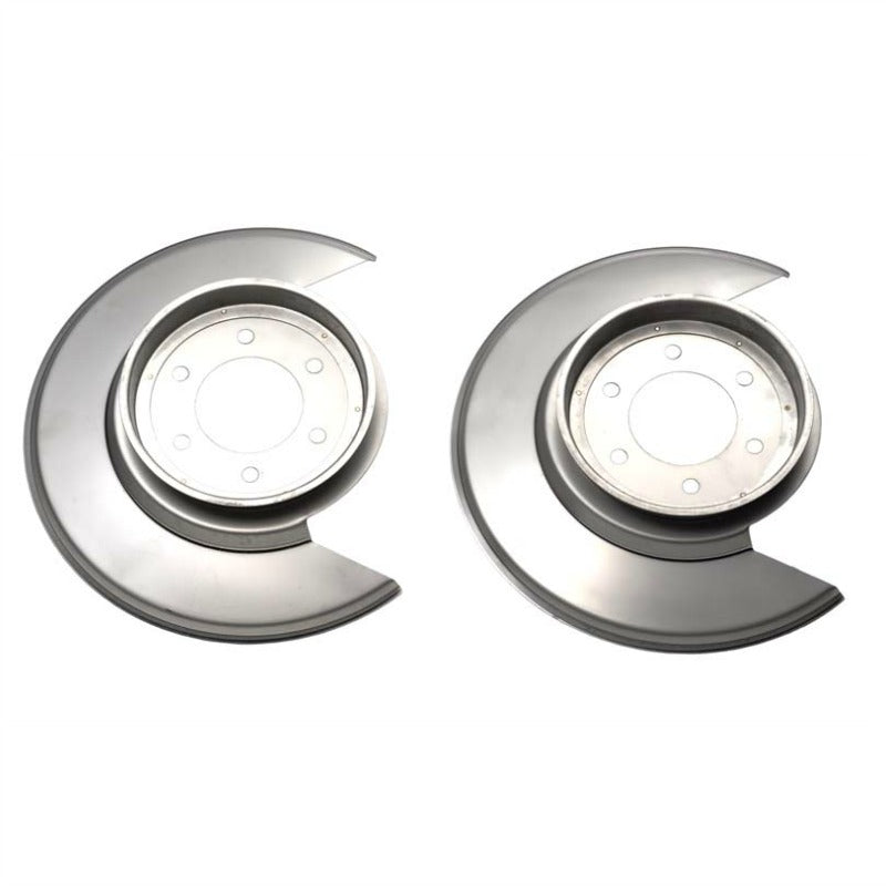 Kentrol 30501 Stainless Steel Disc Brake Dust Cover Set fits 1976-1978 Jeep CJ Models