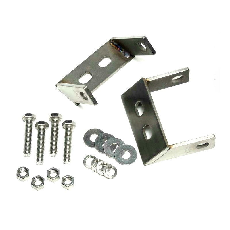 Kentrol 30508 Stainless Steel Rear Bumper Bracket Set fits 1945-1986 Jeep CJ Models