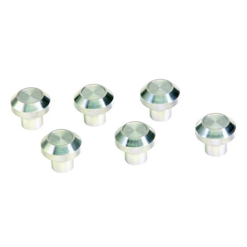 Kentrol 30511 Stainless Steel Interior Knob Set, 6 pieces, fits 1976-1986 Jeep CJ Models
