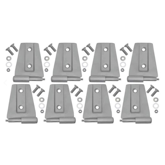 Kentrol 40576 Door Hinge Set (8 pieces) fits 2007-2018 Jeep Wrangler JK 4-Door