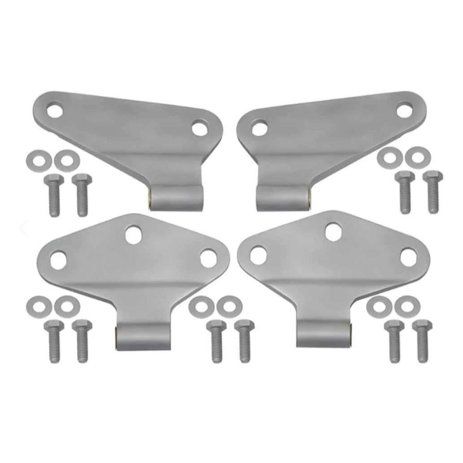 Kentrol 40580 Body Door Hinge Set (4 pieces) fits 2007-2018 Jeep Wrangler JK 2-Door