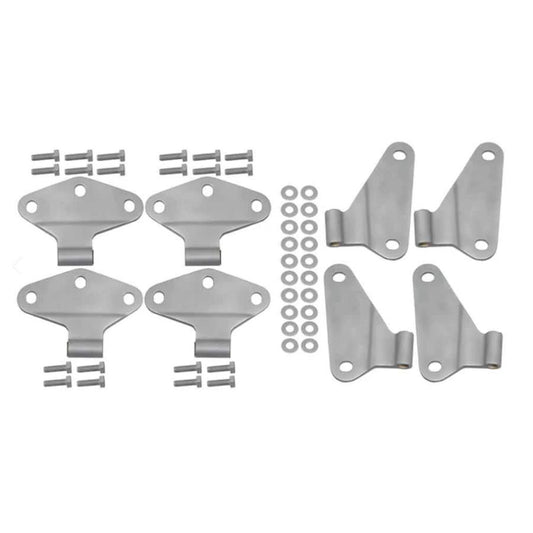 Kentrol 40581 Body Door Hinge Set (8 pieces) fits 2007-2018 Jeep Wrangler JK 4-Door