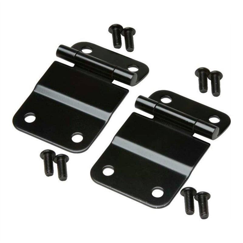 Kentrol 50419 Black Powder Coated Tailgate Hinge Set fits 1976-1986 Jeep CJ7 Models