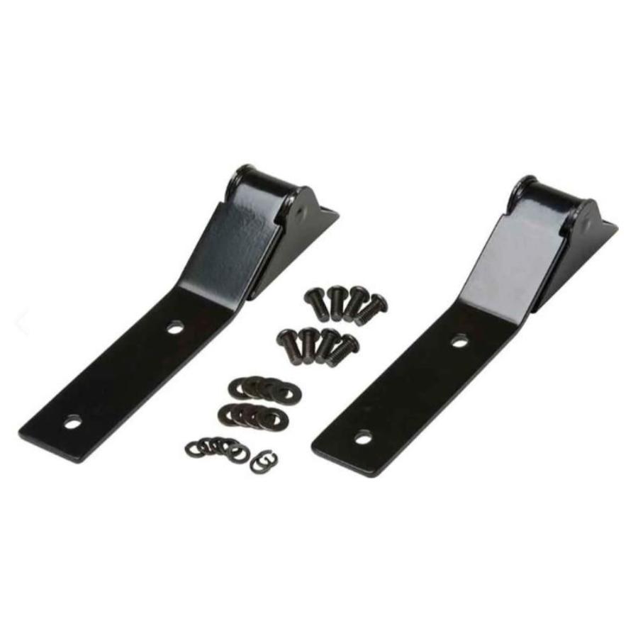 Kentrol 50442 Tailgate Hinge pair Black Powder Coated fits 1987-1995 Jeep Wrangler YJ