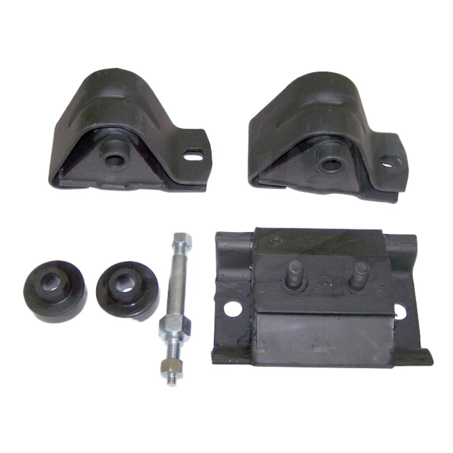 Crown Automotive 52000074K Engine and Transmission Mount Kit, fits 87-90 Jeep Wrangler YJ with 2.5L Engine