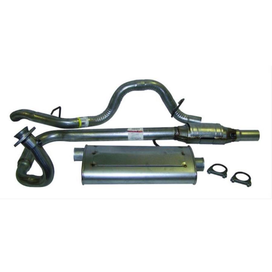 Crown Automotive 52018933K Exhaust Kit, Fits 97-00 Jeep Wrangler TJ with 2.5L Engine