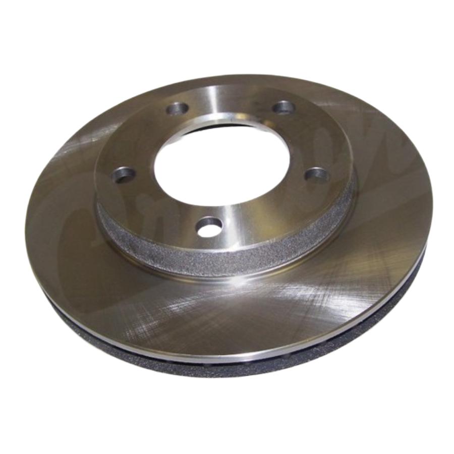 Crown Automotive 5356183R Brake Rotor, fits 77-78 Jeep CJ with 1-1/8″ Thick Rotor & 6-Bolt Caliper Mount.