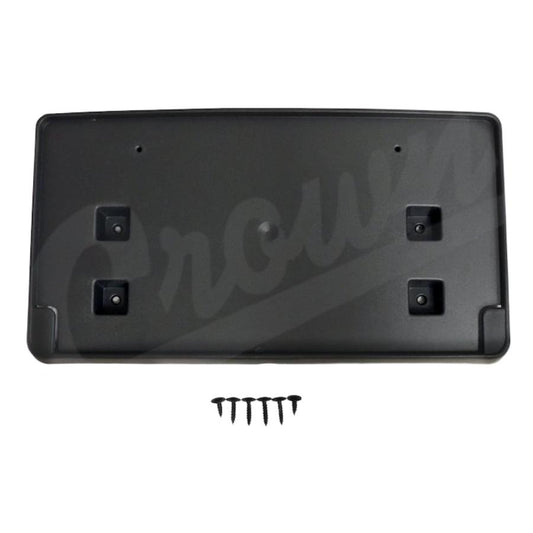 Crown Automotive 68295610AA Front License Plate Bracket Kit, fits 18-25 Jeep Wrangler JL, Gladiator JT with Steel Bumper