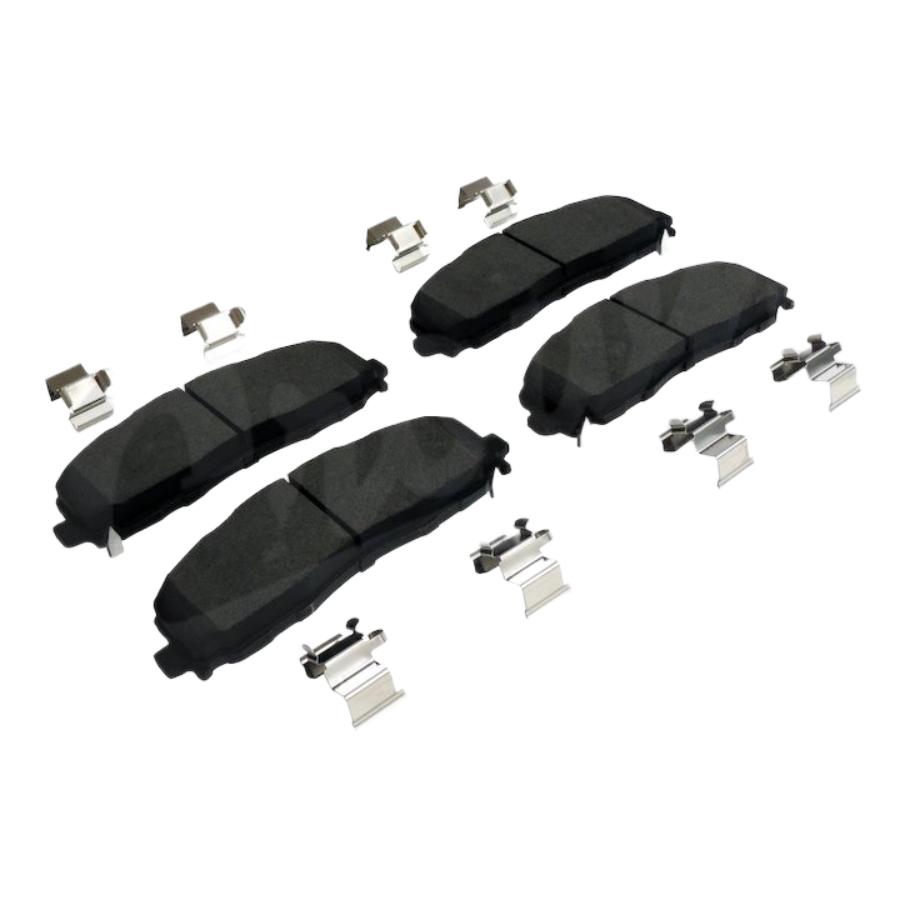 Crown Automotive 68456066AA Front Brake Pad Set, fits 18-25 Jeep Wrangler JL, Gladiator JT