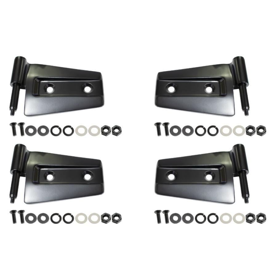 Kentrol 80575 Door Hinge Set (4 pieces) fits 2007-2018 Jeep Wrangler JK 2-Door