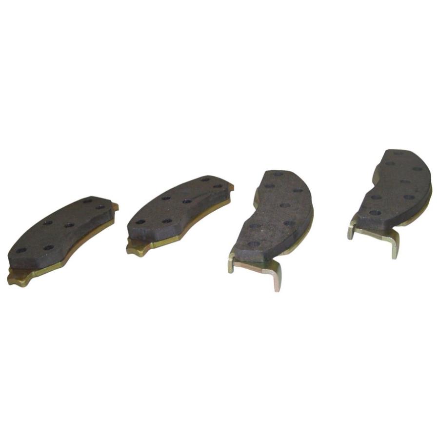 Crown Automotive J8126314 Front Disc Brake Pad Set, fits 76-78 Jeep CJ with 6-Bolt Caliper Plate