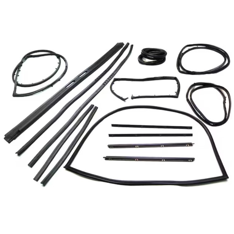 Fairchild KD4001 15 Piece Weatherstrip Kit with Movable Vent, fits 1976-1986 Jeep CJ