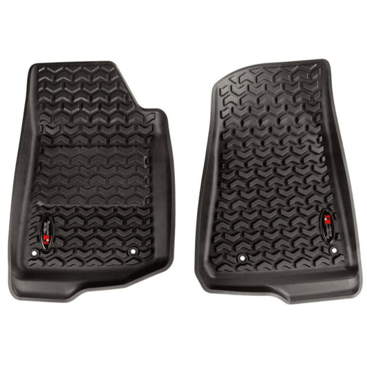 Rugged Ridge 12920.36 Front Floor Liner Set, Black,  fits 18-25 Jeep Jeep Wrangler JL