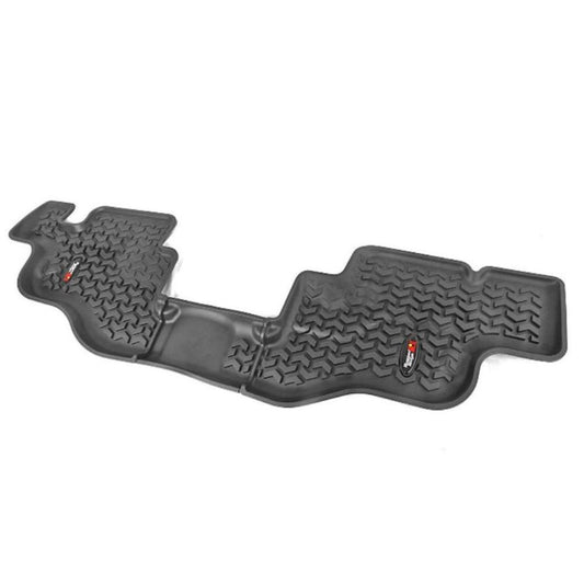 Rugged Ridge 12950.22 Floor Liner, Rear, Black,  fits 76-95 Jeep CJ7 & Jeep Wrangler YJ