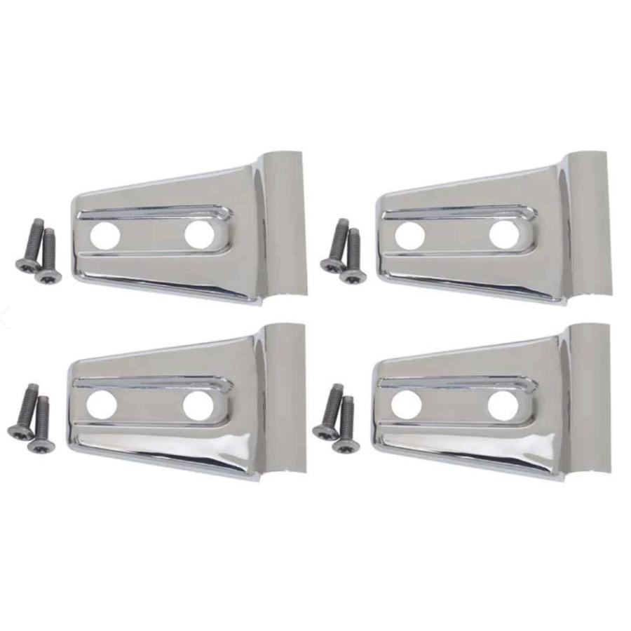 Kentrol 30020 Door Hinge Overlays (4 pieces) fits 2007-2018 Jeep Wrangler JK 2-Door