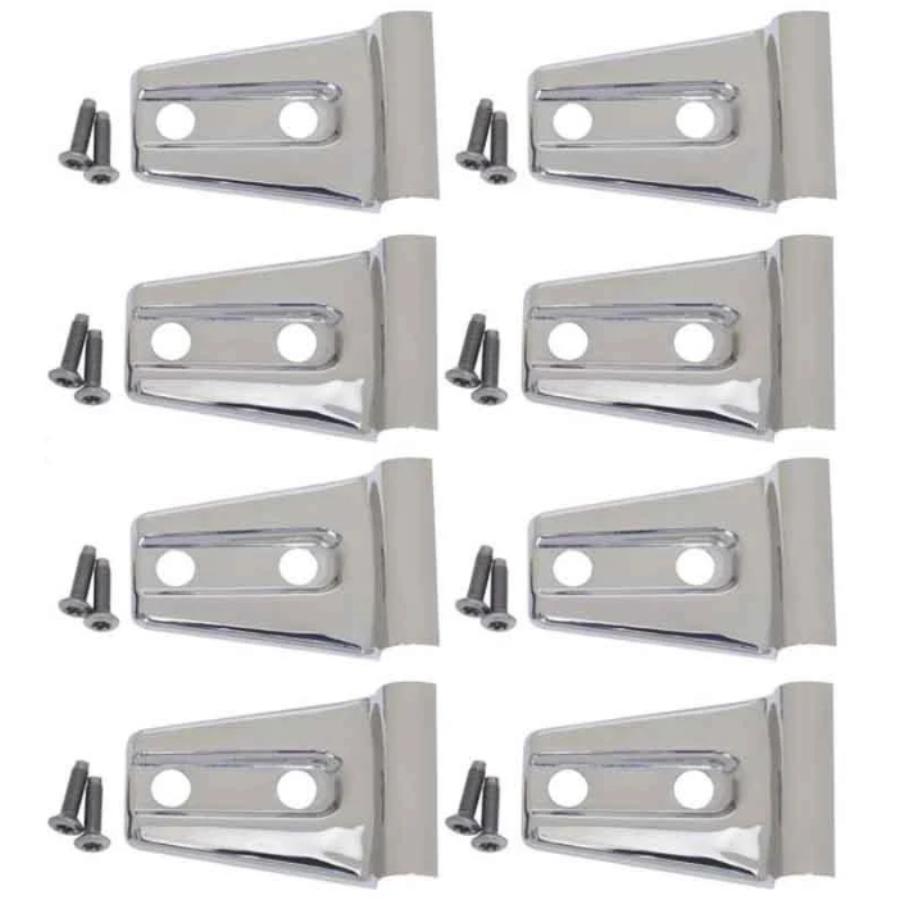 Kentrol 30021 Door Hinge Overlays (8 pieces) fits 2007-2018 Jeep Wrangler JK 4-Door