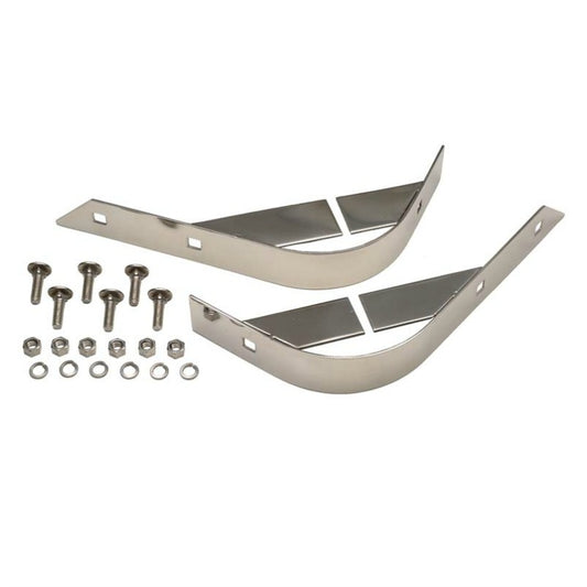 Kentrol 30404 Stainless Steel Rear Body Guard Set fits 1955-1986 Jeep CJ Models