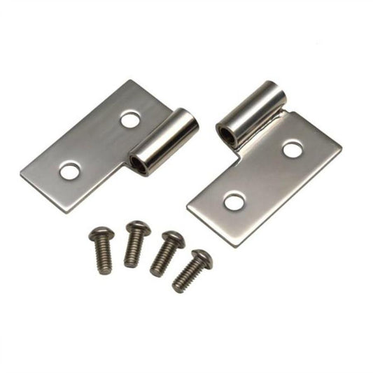 Kentrol 30407 Stainless Steel Lower Door Hinge Set fits 1976-2006 Jeep CJ, Wrangler YJ, & TJ