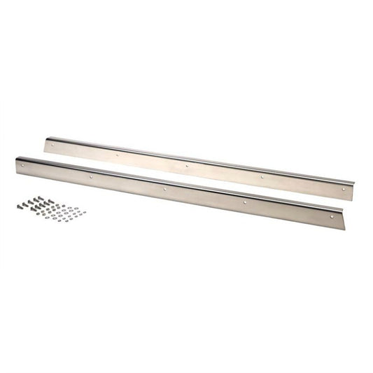 Kentrol 30413 Stainless Steel Rocker Guard Set fits 1955-1983 Jeep CJ5