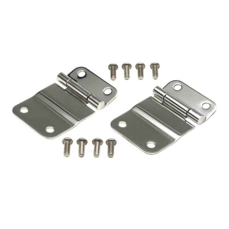Kentrol 30419 Stainless Steel Tailgate Hinge Set fits 1976-1986 Jeep CJ Models