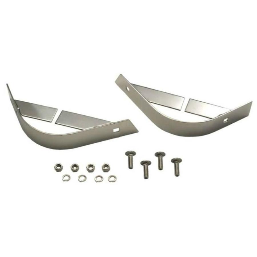 Kentrol 30435 Rear Body Guard pair Stainless Steel fits 1987-1995 Jeep Wrangler YJ