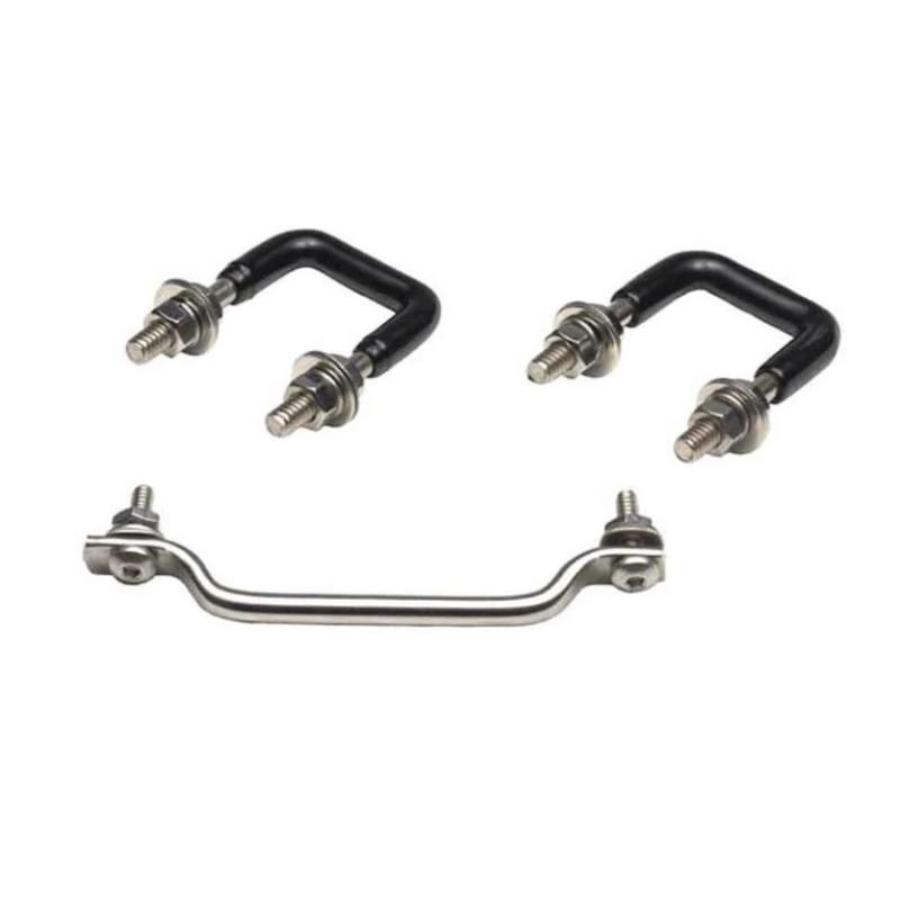 Kentrol 30439 Windshield Tie Down Kit Stainless Steel fits 1987-1995 Jeep Wrangler YJ