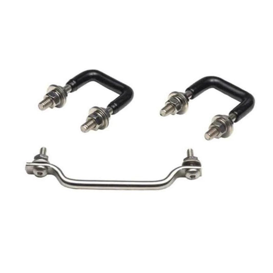 Kentrol 30439 Windshield Tie Down Kit Stainless Steel fits 1987-1995 Jeep Wrangler YJ