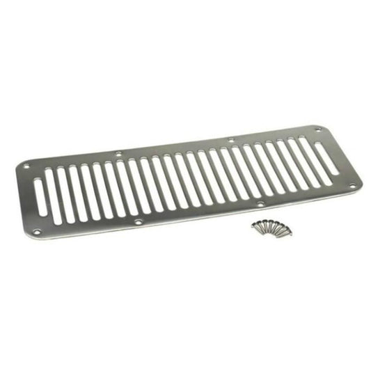 Kentrol 30458 Hood Vent 8 Holes Stainless Steel fits 1987-1995 Jeep Wrangler YJ