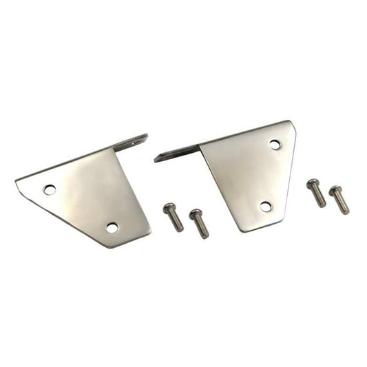 Kentrol 30461 Stainless Steel Light Bracket Set fits 1976-1995 Jeep CJ & Wrangler YJ