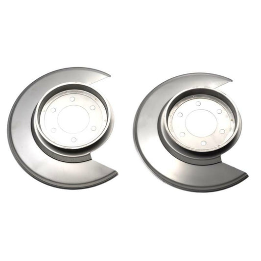 Kentrol 30501 Stainless Steel Disc Brake Dust Cover Set fits 1976-1978 Jeep CJ Models