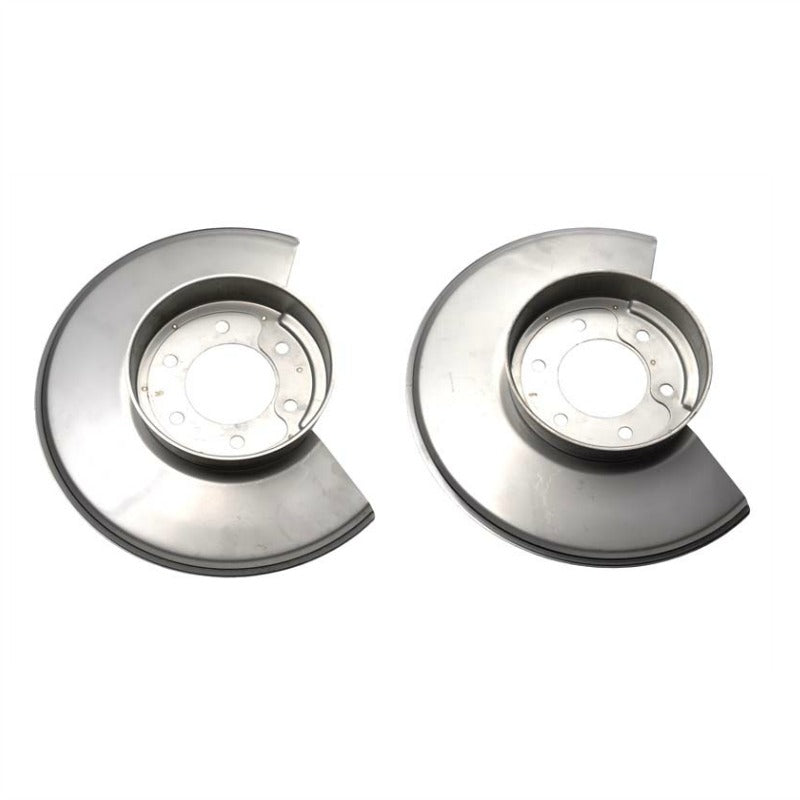 Kentrol 30502 Stainless Steel Disc Brake Dust Cover Set fits 1979-1986 Jeep CJ Models