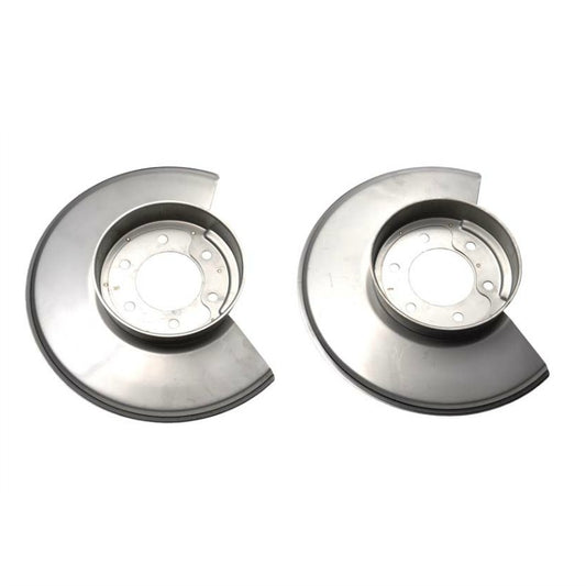 Kentrol 30502 Stainless Steel Disc Brake Dust Cover Set fits 1979-1986 Jeep CJ Models