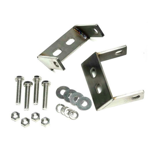 Kentrol 30508 Stainless Steel Rear Bumper Bracket Set fits 1945-1986 Jeep CJ Models