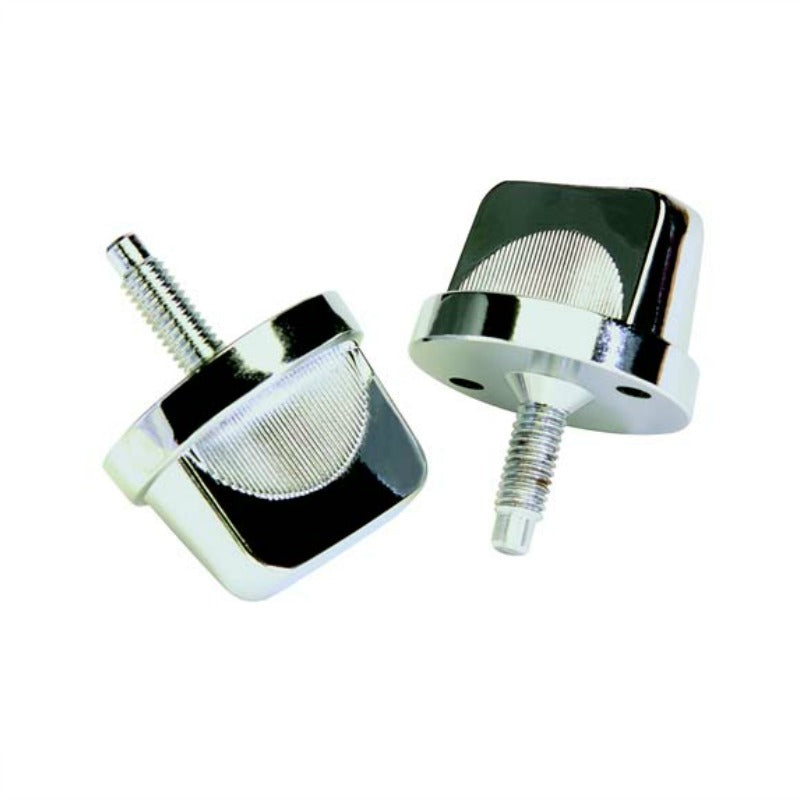 Kentrol 30510 Stainless Steel Windshield Knob Set fits 1976-1995 Jeep CJ & Wrangler YJ