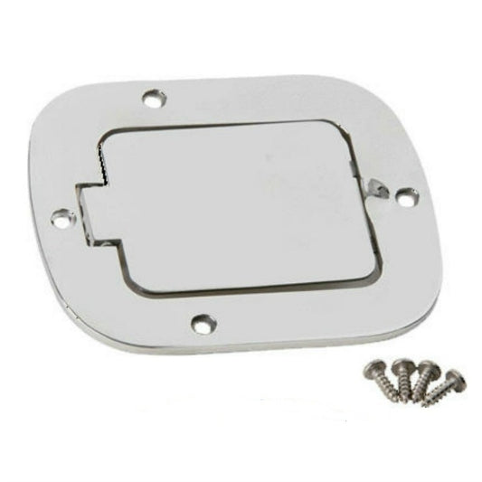 Kentrol 30559 Stainless Steel Billet Style Gas Hatch fits 1977-1995 Jeep CJ & Wrangler YJ