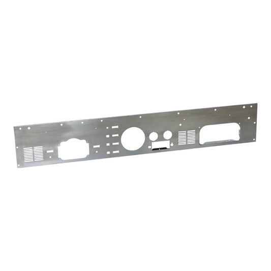 Kentrol 30565 Brushed Stainless Steel Dash Panel with Radio Opening fits 1977-1986 Jeep CJ Models
