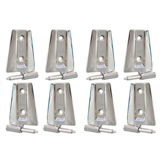 Kentrol 30576 Door Hinge Set (8 pieces) fits 2007-2018 Jeep Wrangler JK 4-Door