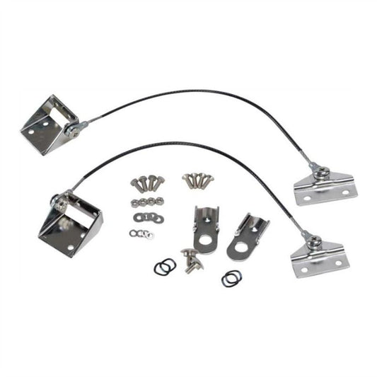 Kentrol 30666 Stainless Steel Tailgate Pivot Latch Assembly for Fiberglass Body fits 1976-1986 Jeep CJ Models
