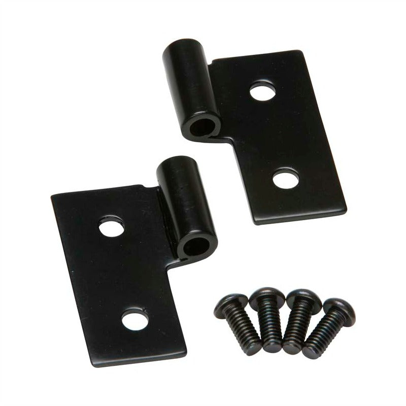 Kentrol 50407 Black Powder Coated Lower Door Hinge Set fits 1976-2006 Jeep CJ, Wrangler YJ, & TJ