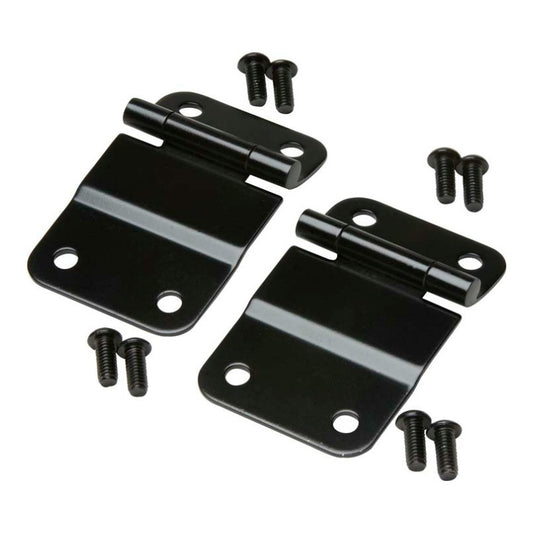 Kentrol 50419 Black Powder Coated Tailgate Hinge Set  fits 1976-1986 Jeep CJ7 Models