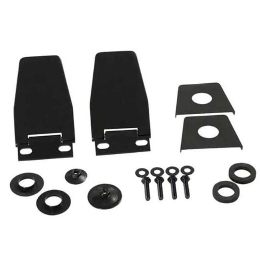 Kentrol 50516 Hardtop Liftgate Hinge pair Black Powder Coated fits 1987-2006 Jeep Wrangler YJ, TJ